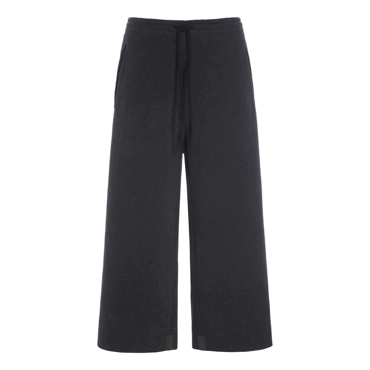 Henriette Steffensen Ladies Fleece Flare Trousers 3/4 Length 2115 - Soft Black