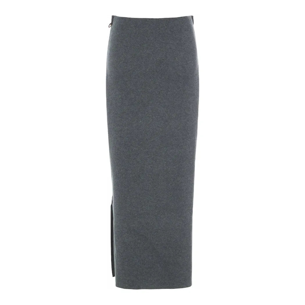 Henriette Steffensen Ladies Long Fleece Skirt 3227 - Grey