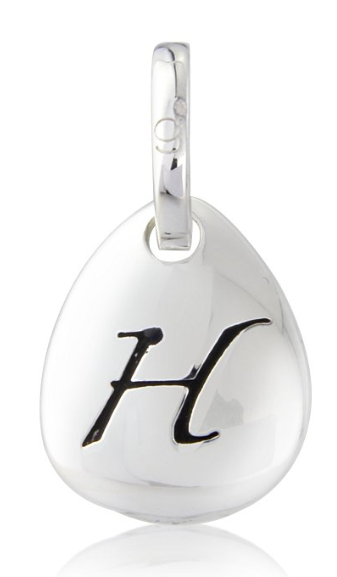 Gemma J Initial Pebble Charm A to Z