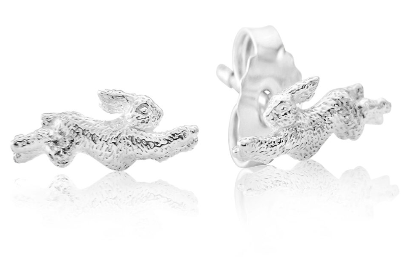 Gemma J Hare Stud Earrings