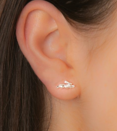 Gemma J Hare Stud Earrings