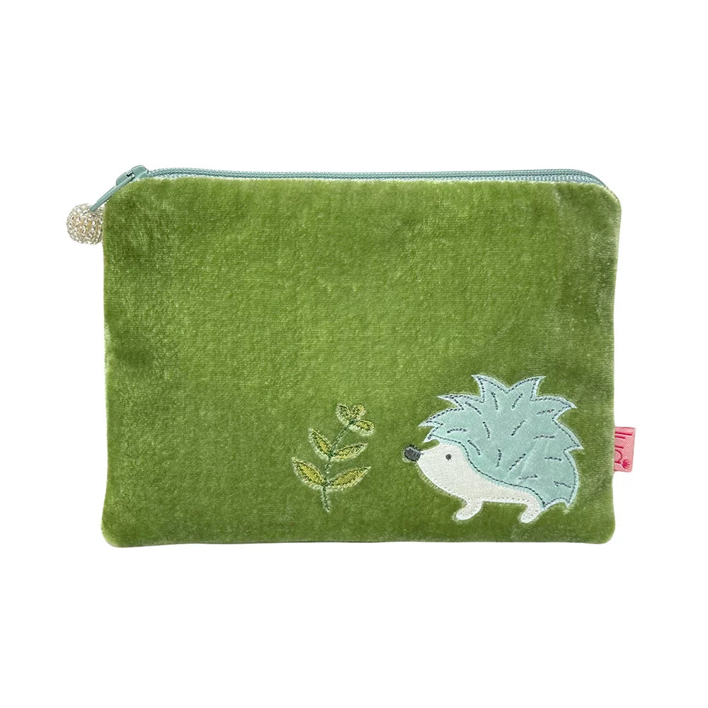 Lua Hedgehog Velvet Purse