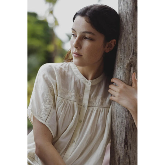 Hod Paris Ladies Blouse - Lucien Cream