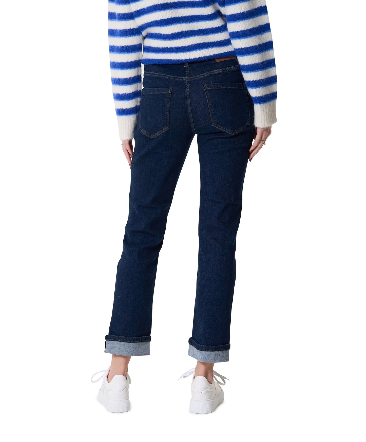 Red Button Ladies Jeans Kate Denim & Turnup SRB4275 - Dark Blue