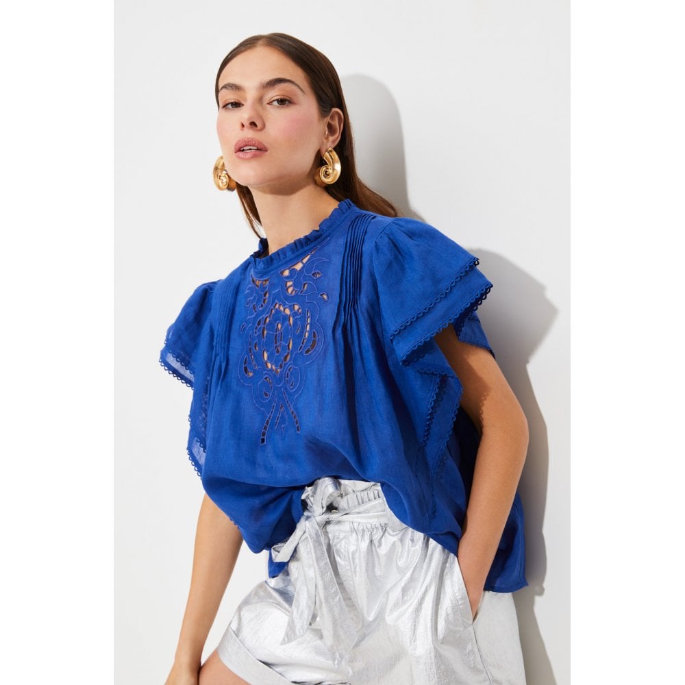 Suncoo Ladies Love Blouse - Royal Blue