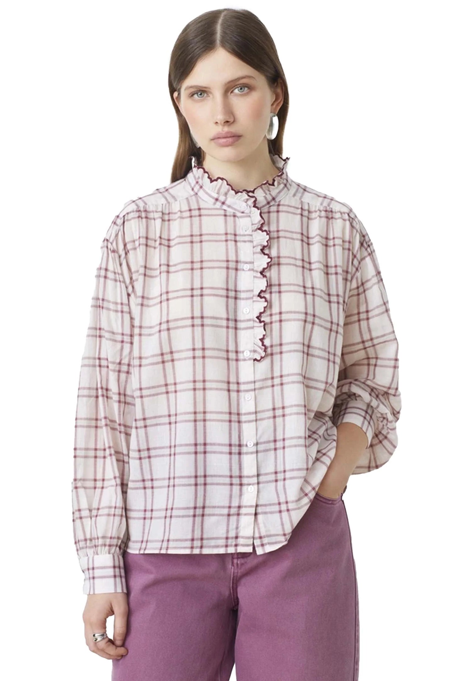 Suncoo Ladies Lea Blouse - Nude