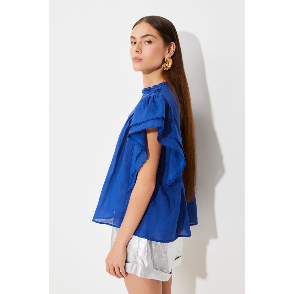 Suncoo Ladies Love Blouse - Royal Blue