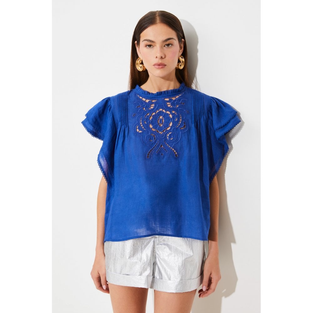 Suncoo Ladies Love Blouse - Royal Blue