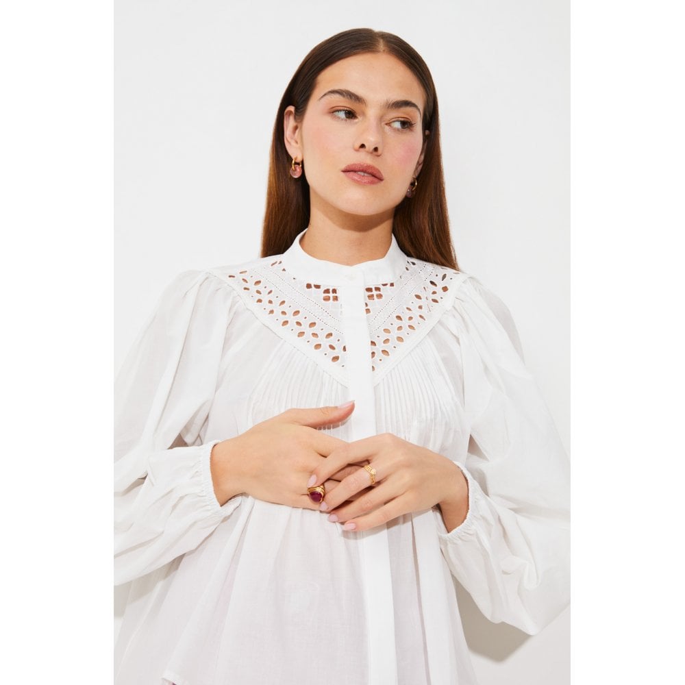Suncoo Ladies Lanna Blouse - Off White