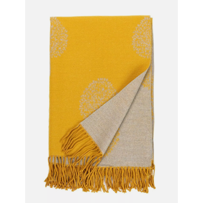 Ellie & Bea Ladies Mulberry Tree 'Cashmere Feel' Reversible Scarf / Shawl - Various Colours