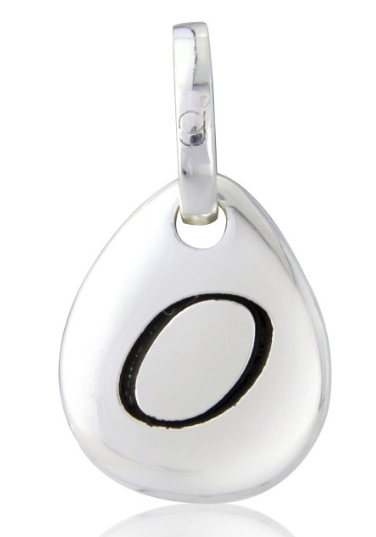 Gemma J Initial Pebble Charm A to Z