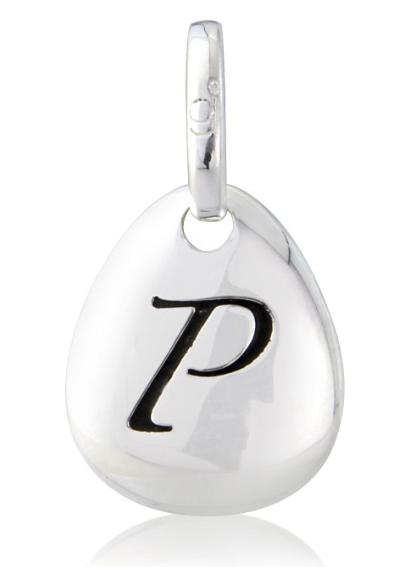 Gemma J Initial Pebble Charm A to Z