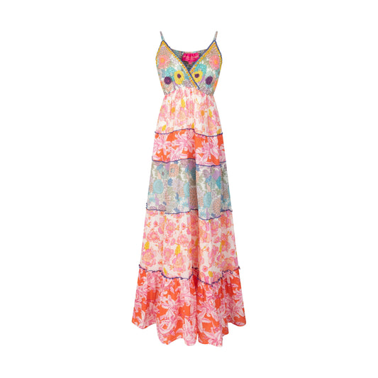 Place du Soleil Ladies Long Dress with Straps 430
