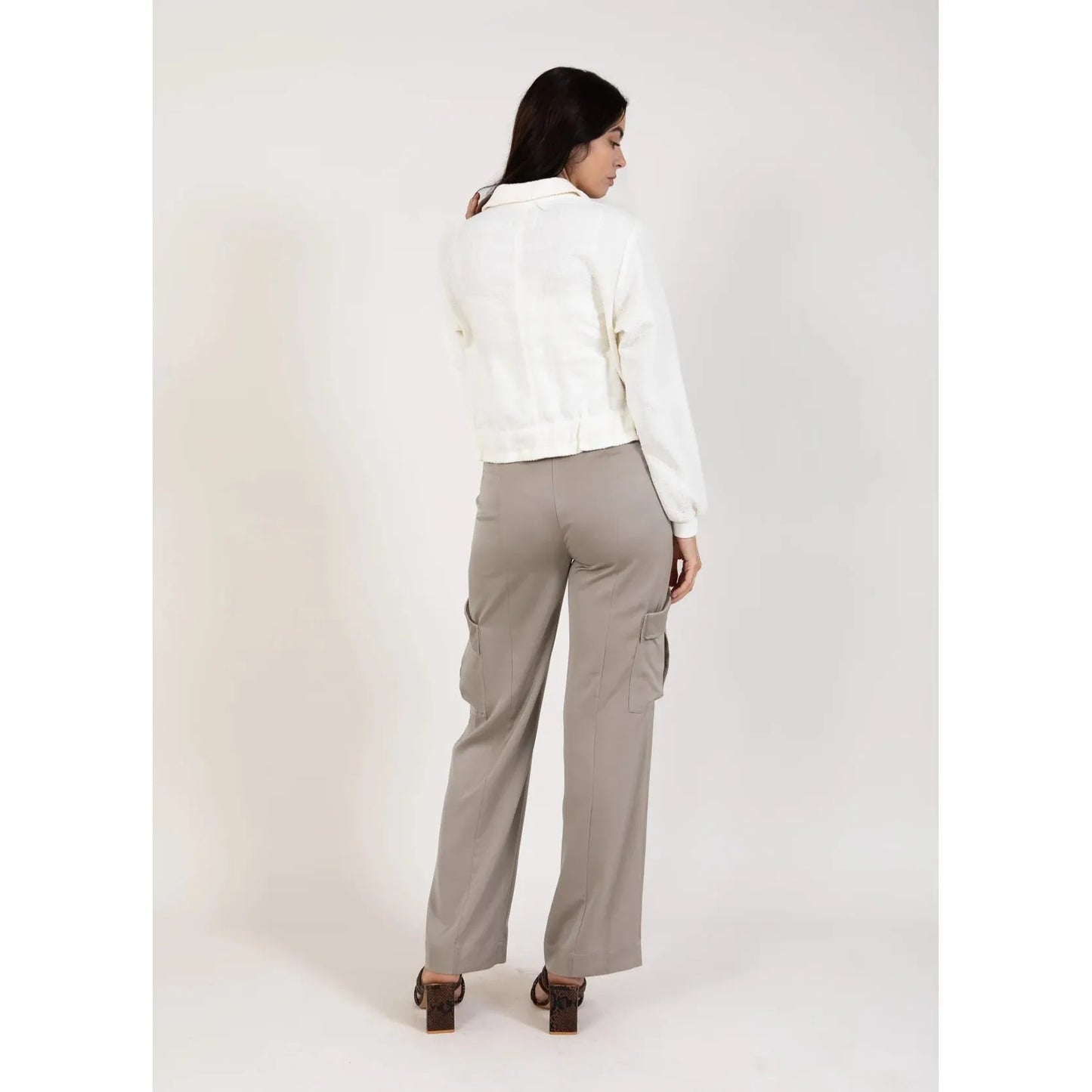 Coster Copenhagen Ladies Short Jacket with Pockets - Creme