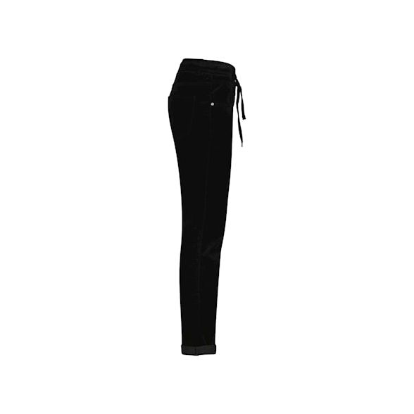 Red Button Ladies Tessy Velvet Trousers - Black