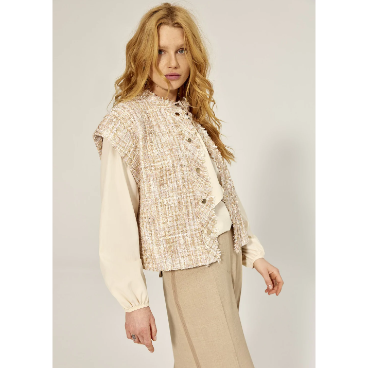 Summum Woman Ladies Tweed Waistcoat