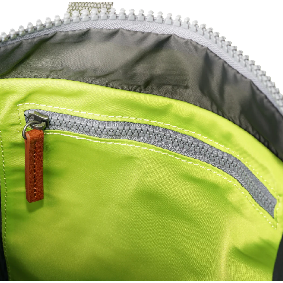 Roka London Canfield B Recycled Nylon Bag - Lime