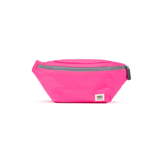 Roka London Jubilee Sling Bag - Neon Pink