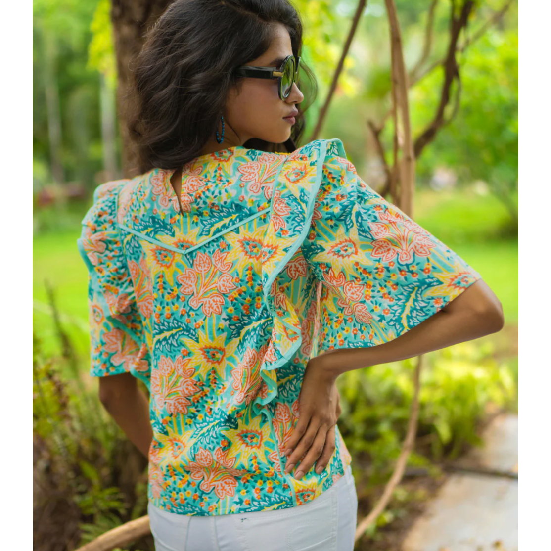 Sohana Ladies Shira Top - Mint Yellow