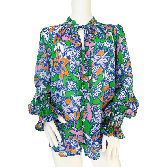 Suncoo Ladies Latinos Blouse - Green