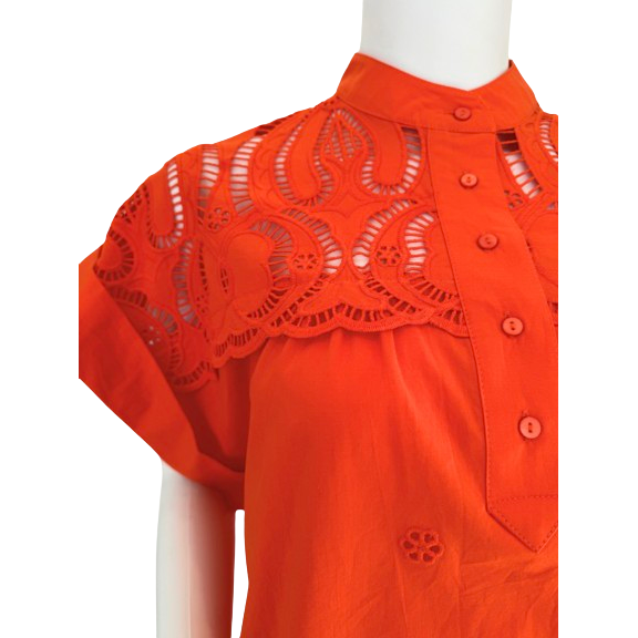 Suncoo Ladies Lina Blouse - Orange