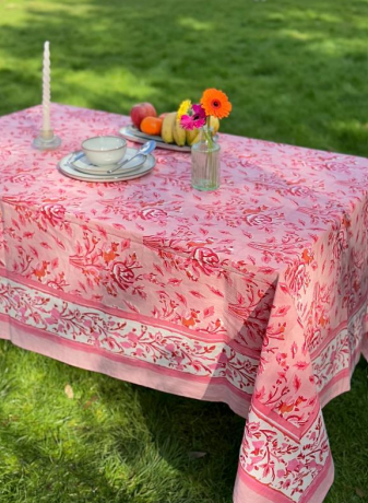 Indian Block Printed Tablecloths - Multiple Designs