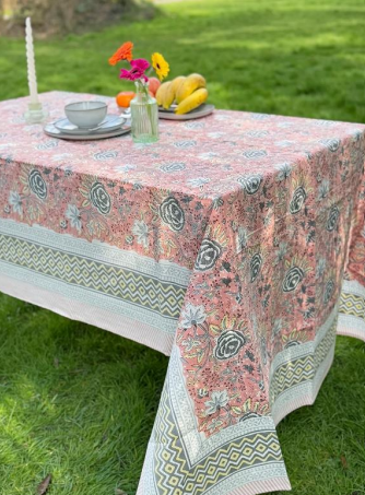 Indian Block Printed Tablecloths - Multiple Designs