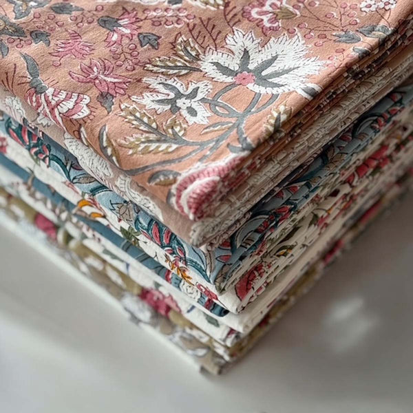 Indian Block Printed Tablecloths - Multiple Designs