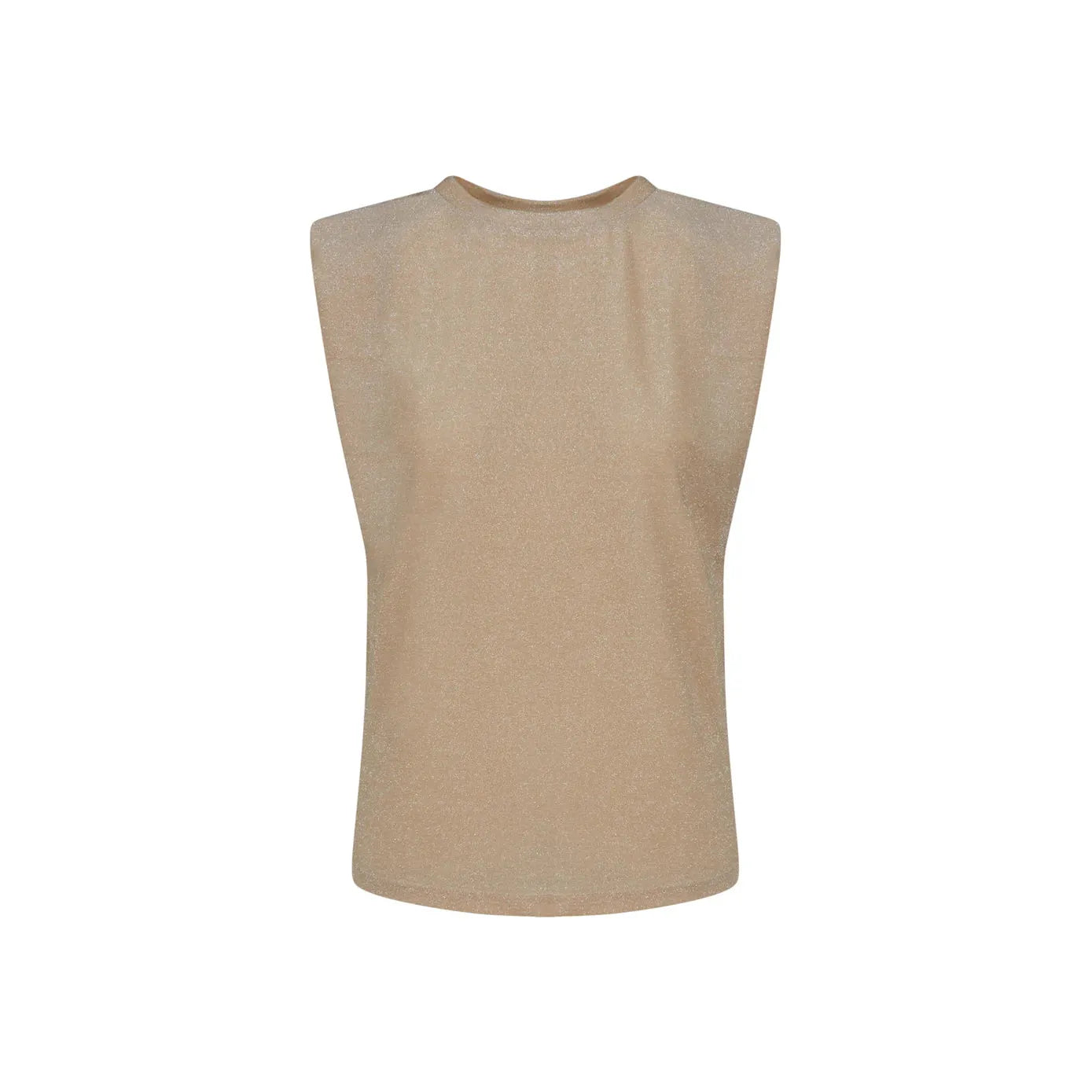 Coster Copenhagen Ladies Lurex Top - Ruby Creme