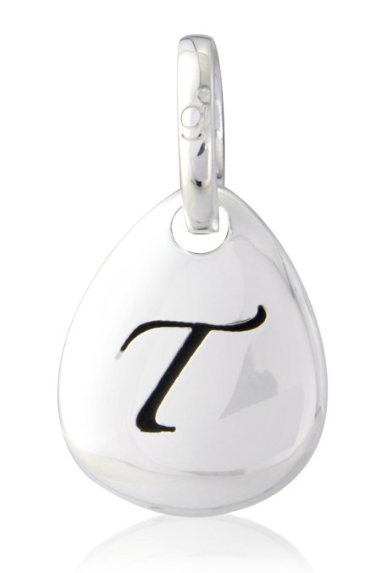 Gemma J Initial Pebble Charm A to Z