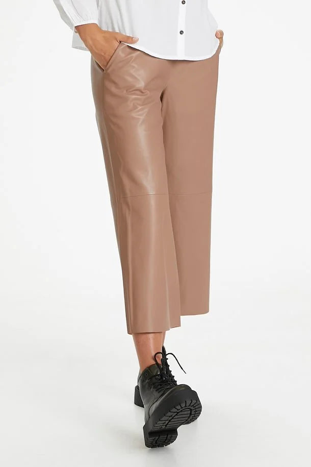 Saint Tropez Ladies Alisa Brown Culottes