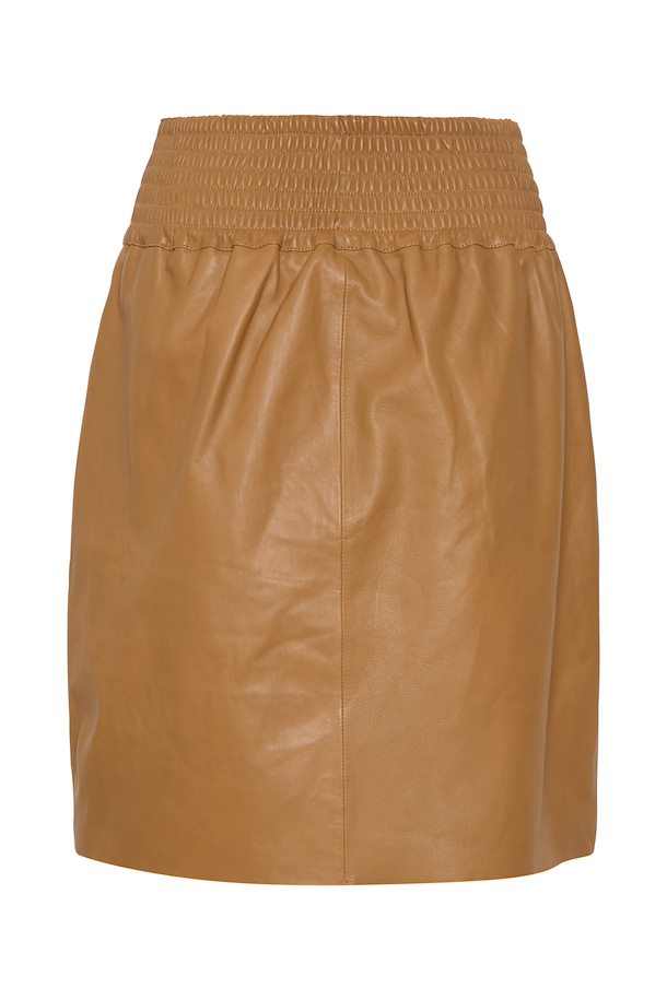 Saint Tropez Ladies Patrizia Camel Brown Skirt