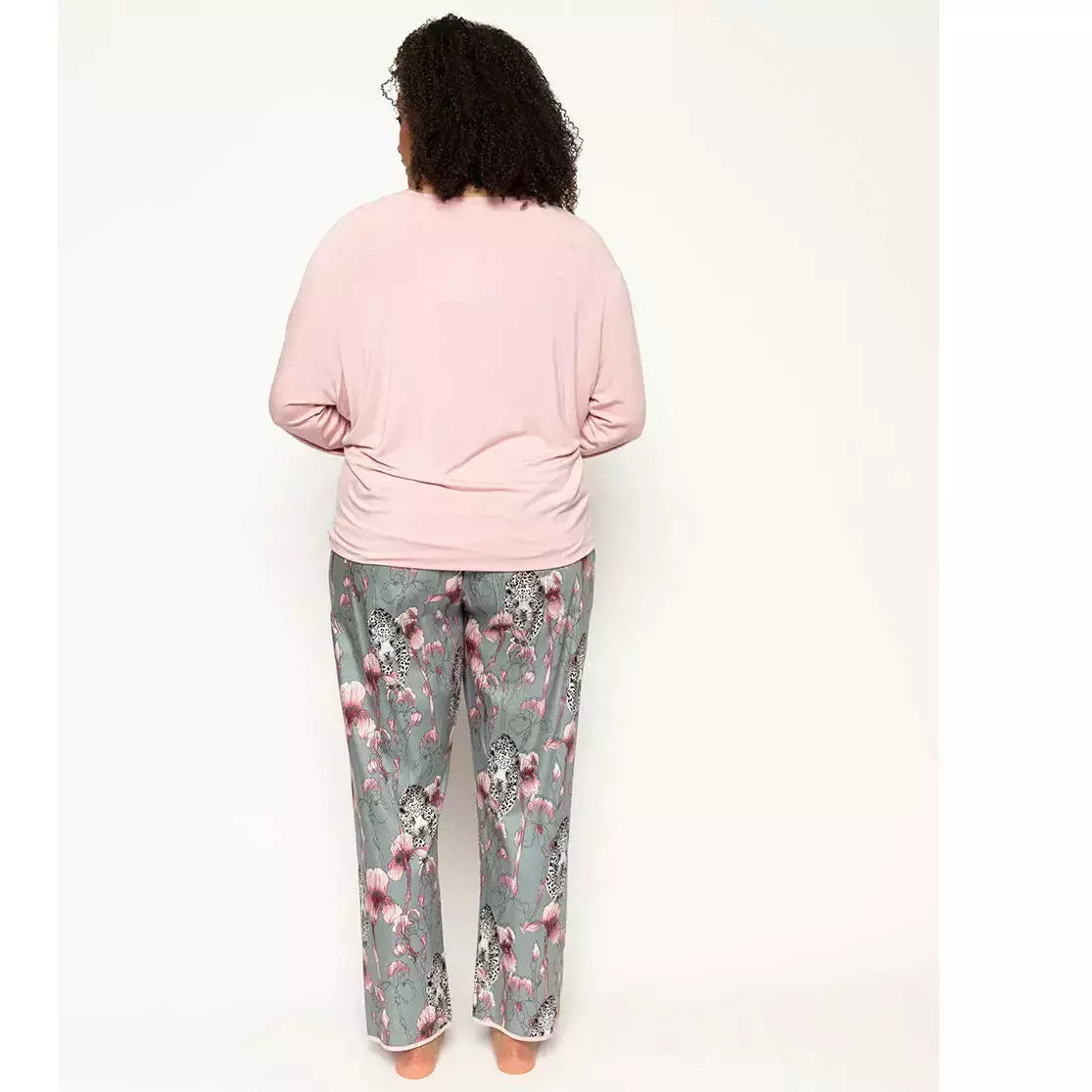 Cyberjammies Ladies Pyjamas - Jessica Pink Slouch Pyjama Top