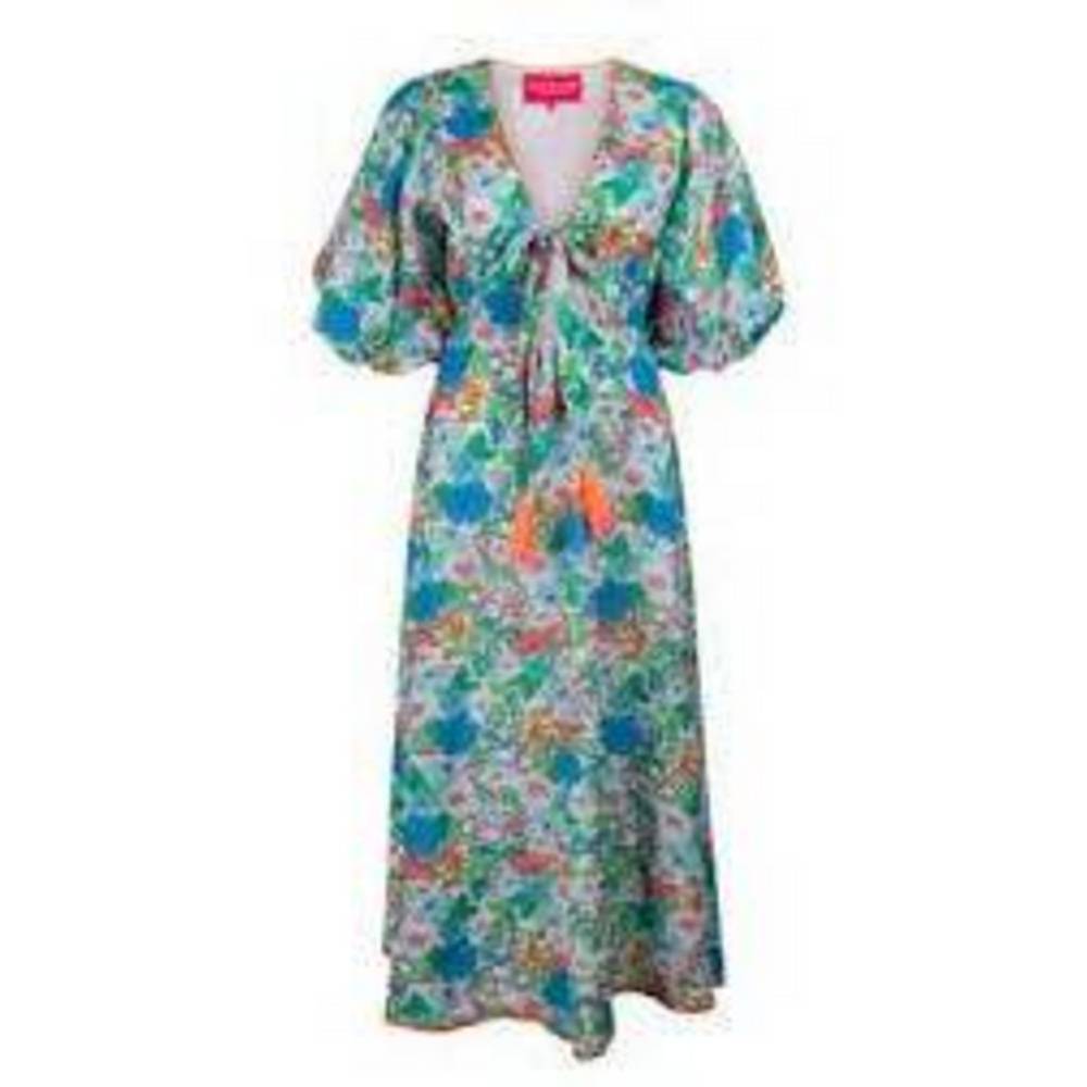 Place du Soleil Ladies Dress - Floral Garden Wrap S22-120