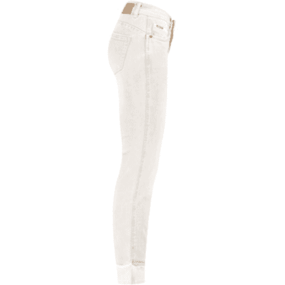 Red Button Ladies Jeans SRB2997  - Lulu Turnup Coloured White Denim