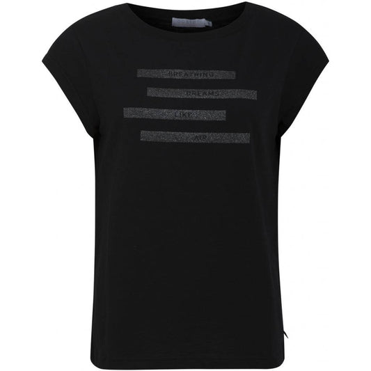Coster Copenhagen Ladies T-Shirt - Black 'BREATHING DREAMS LIKE AIR'