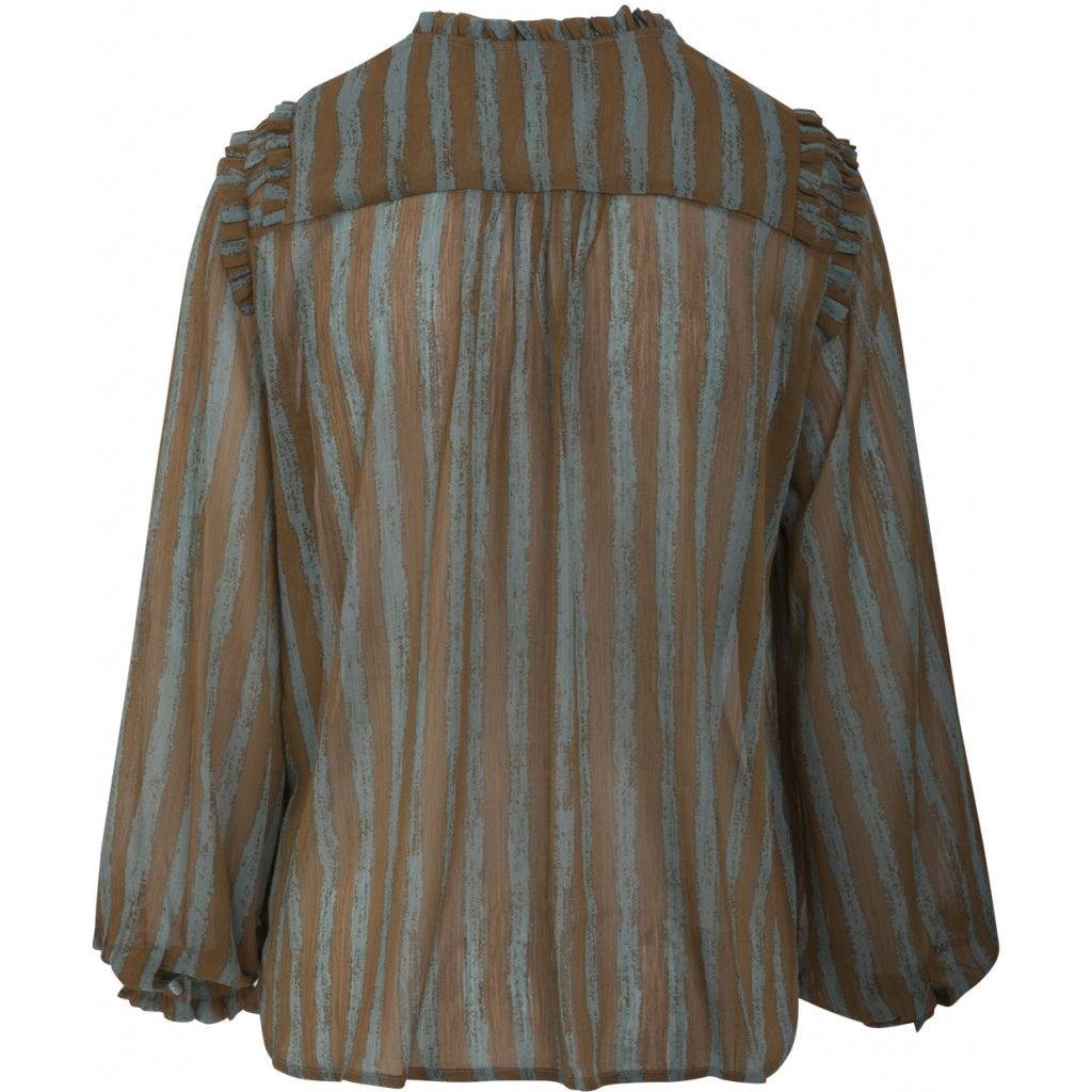 Coster Copenhagen Ladies Shirt - Brush Stripe Print