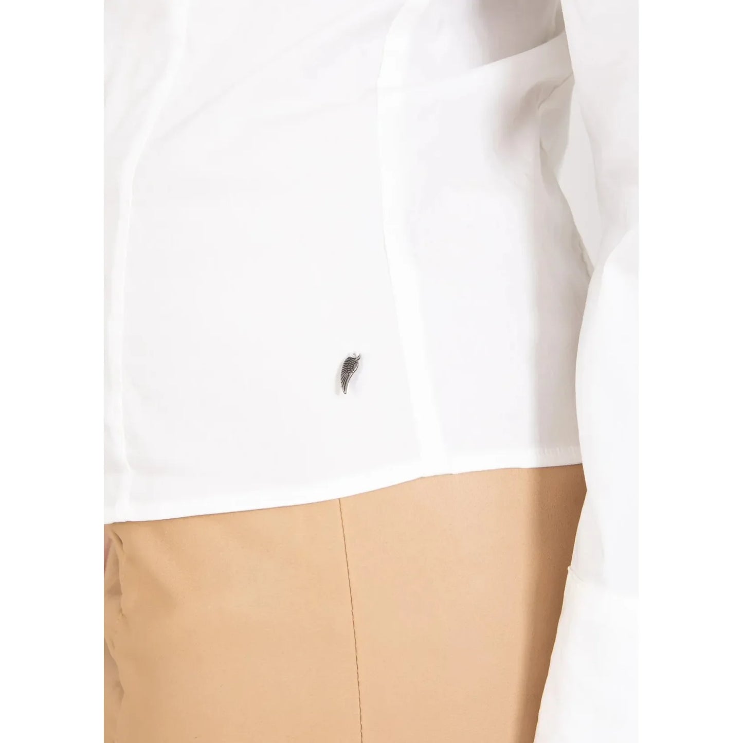 Coster Copenhagen Ladies Fitted Shirt with Cuff Details - White