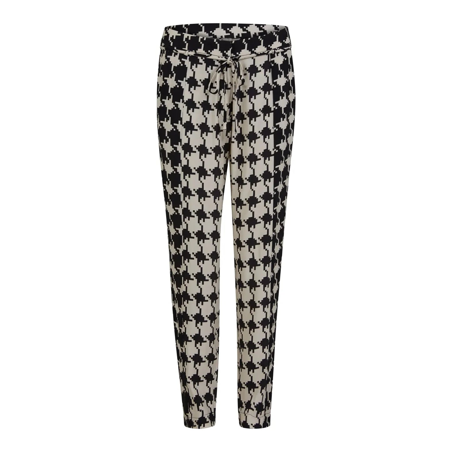 Coster Copenhagen Ladies Trousers - Houndstooth Mix Print