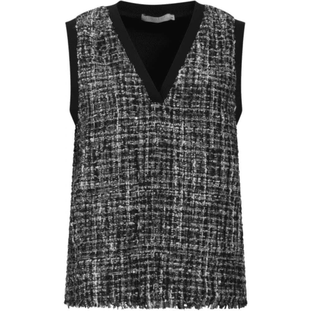 Coster Copenhagen Ladies Vest - Scuba and Boucle