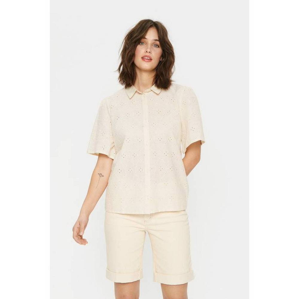 Saint Tropez Ladies Margo Shirt - Creme