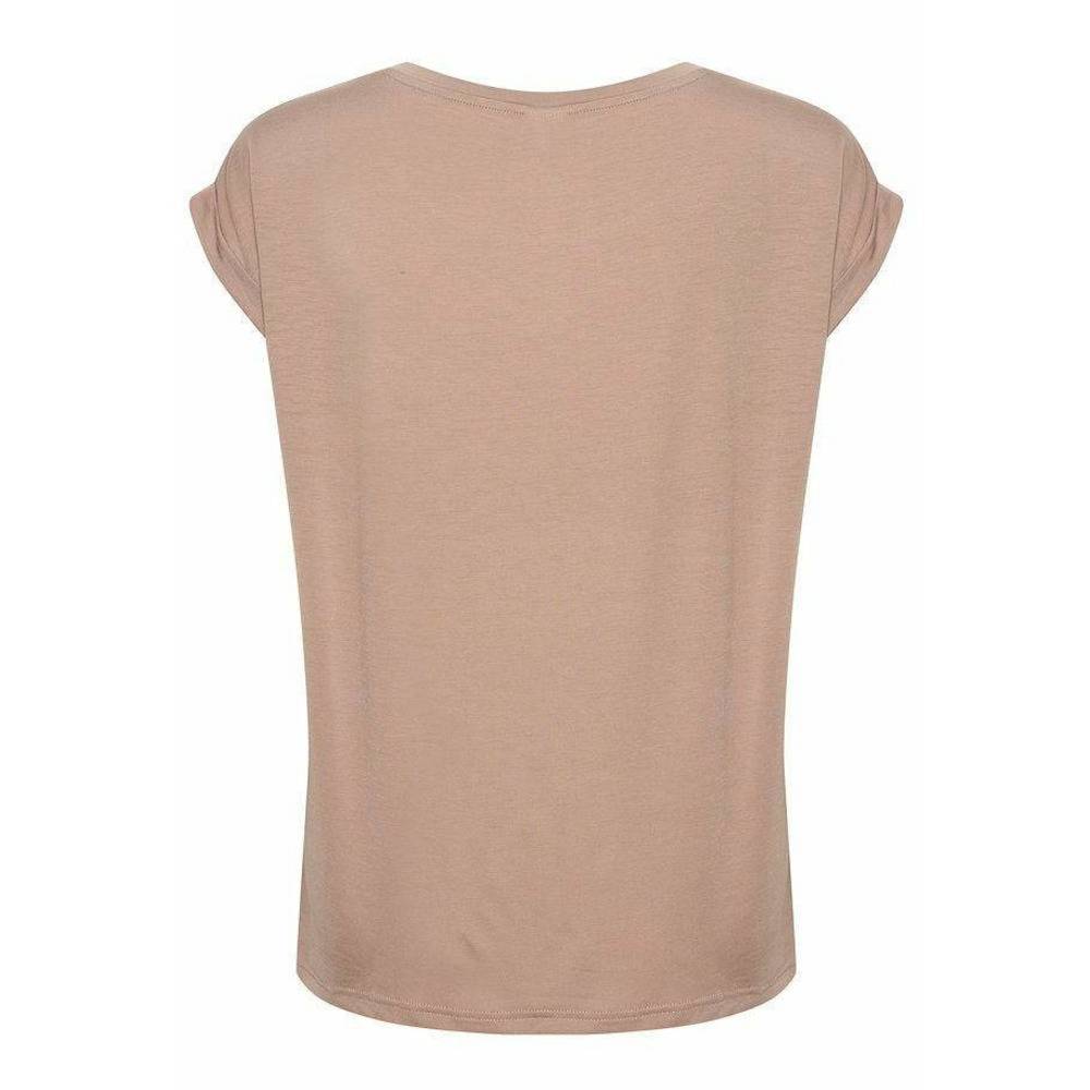 Saint Tropez Ladies Adelia T-Shirt - Ginger Snap